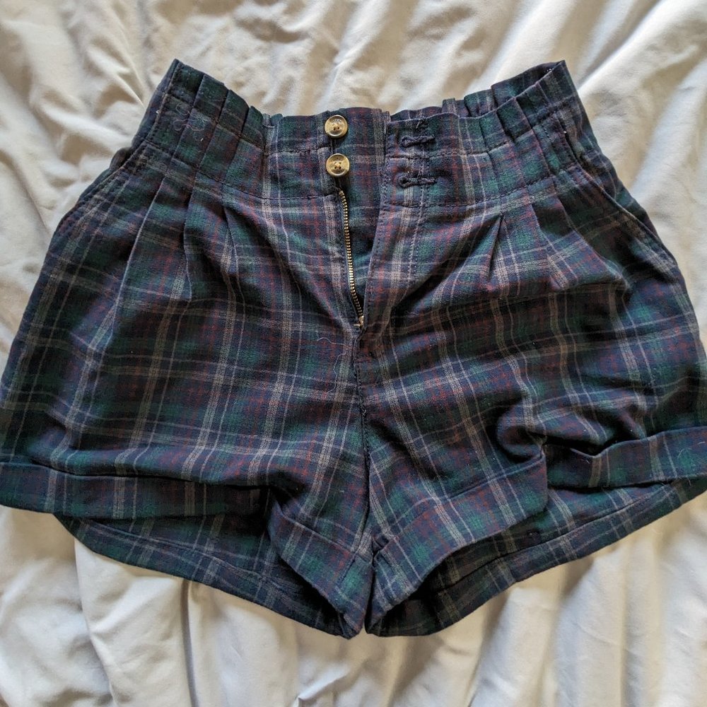 American Eagle Plaid Shorts